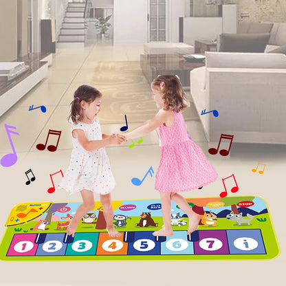 Kids Piano Mat Musical Floor Keyboard Toy for Toddlers