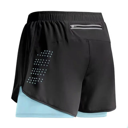 Men's 2-in-1 Running Shorts – Quick-Dry Gym & Training