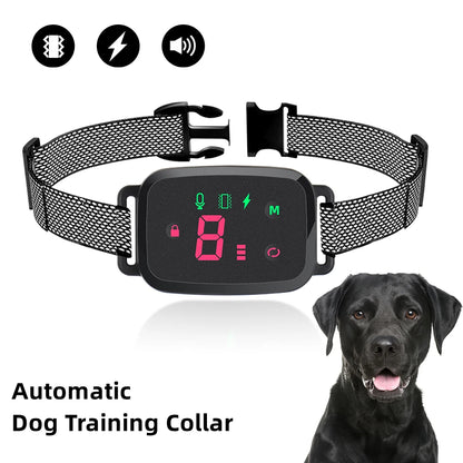 Anti-Bark Dog Collar – Smart Automatic Bark Stopper with HD Display
