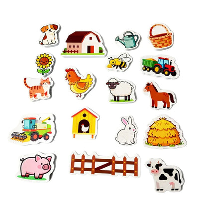 Kids Bath Toys Soft EVA Foam Floating Wall Stickers