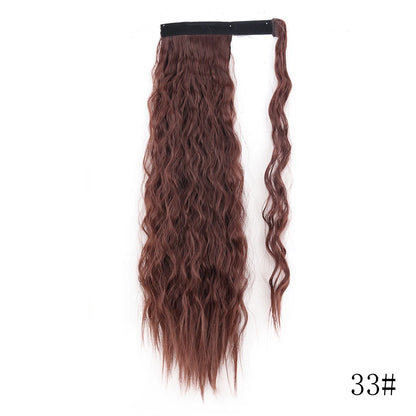 Wrap Around Ponytail Extension – Long Straight Synthetic Clip-In