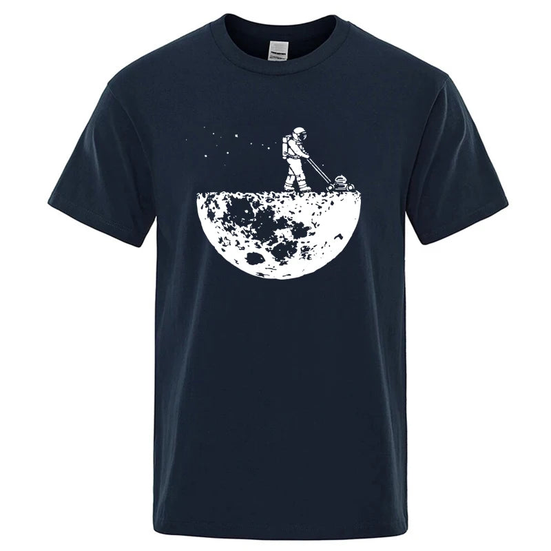 Lunar Cleaner Graphic T Shirt Funny Cotton Blend Tee