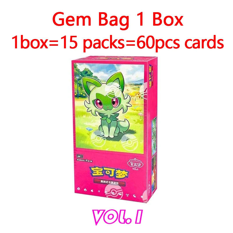 Pokemon TCG Gem Pack Card Box – Chinese Trading Cards (Vol. 1–5)