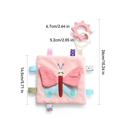 Montessori Baby Busy Box with Sensory Scarves & Cloth Toys
