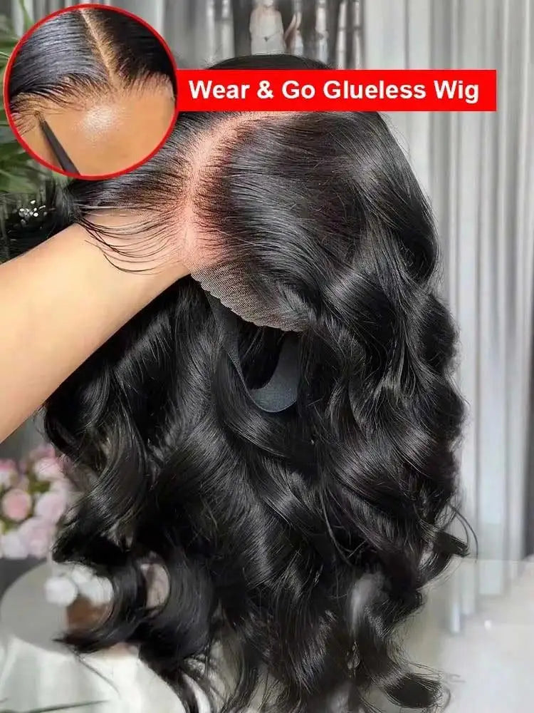 40 42 Inch 250 Wear Go Glueless Wigs Body Wave Human Hair 13x4 13x6 Wet Wavy Hd Lace Frontal Women