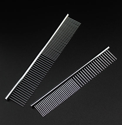 Stainless Steel Dog Grooming Comb – Long Thick Hair