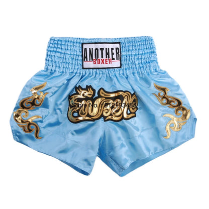 Muay Thai Shorts – Embroidery Kickboxing & Martial Arts Training Pants