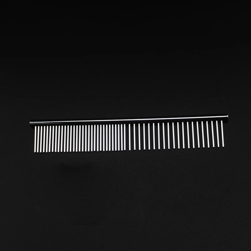 Stainless Steel Dog Grooming Comb – Long Thick Hair