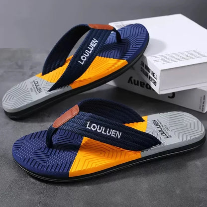 Men Flip Flops Summer Beach Breathable Casual Slippers Outdoor