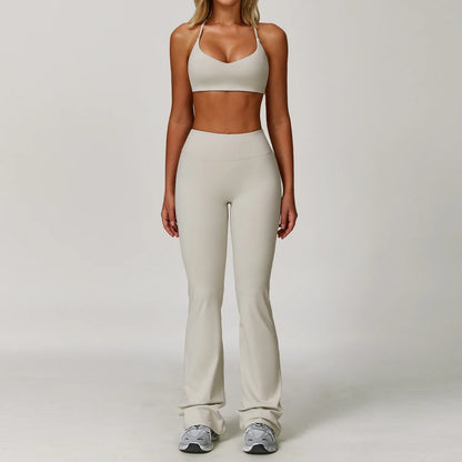 Women's Yoga Set – 2 & 3 Piece Sports Bra & Shorts Activewear