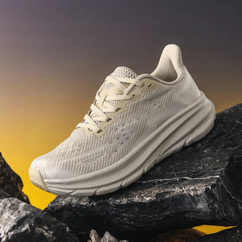 Running Shoes – Cushioning Breathable Mesh Off-Road Sneakers