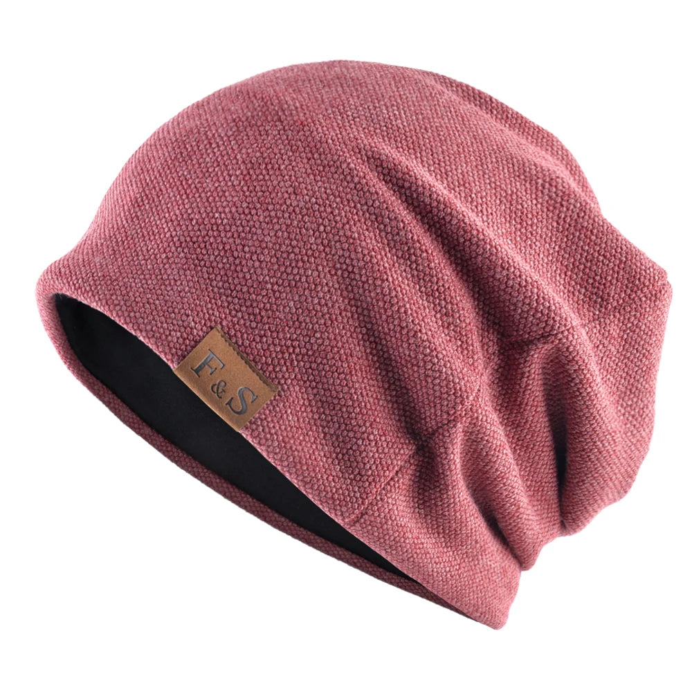 Slouchy Knit Beanie – Soft Breathable Unisex Skull Cap