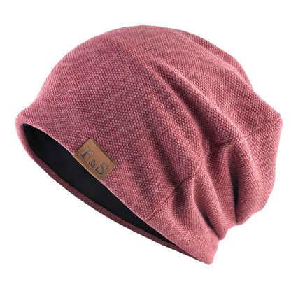 Slouchy Knit Beanie – Soft Breathable Unisex Skull Cap