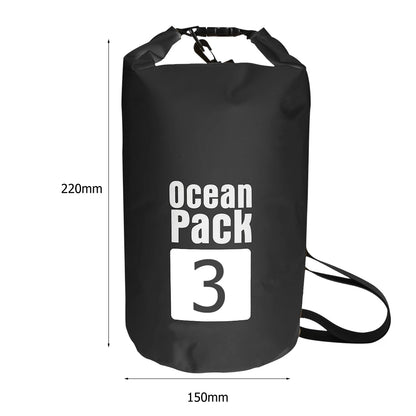 Waterproof Dry Bag – Foldable Roll-Top Pack 2L 3L 5L 10L 15L