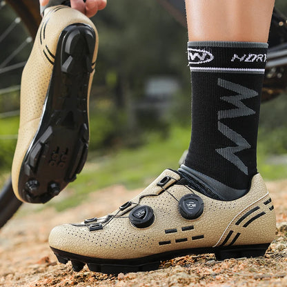 MTB Cycling Shoes Men SPD Cleat Mountain Bike Shoe Breathable