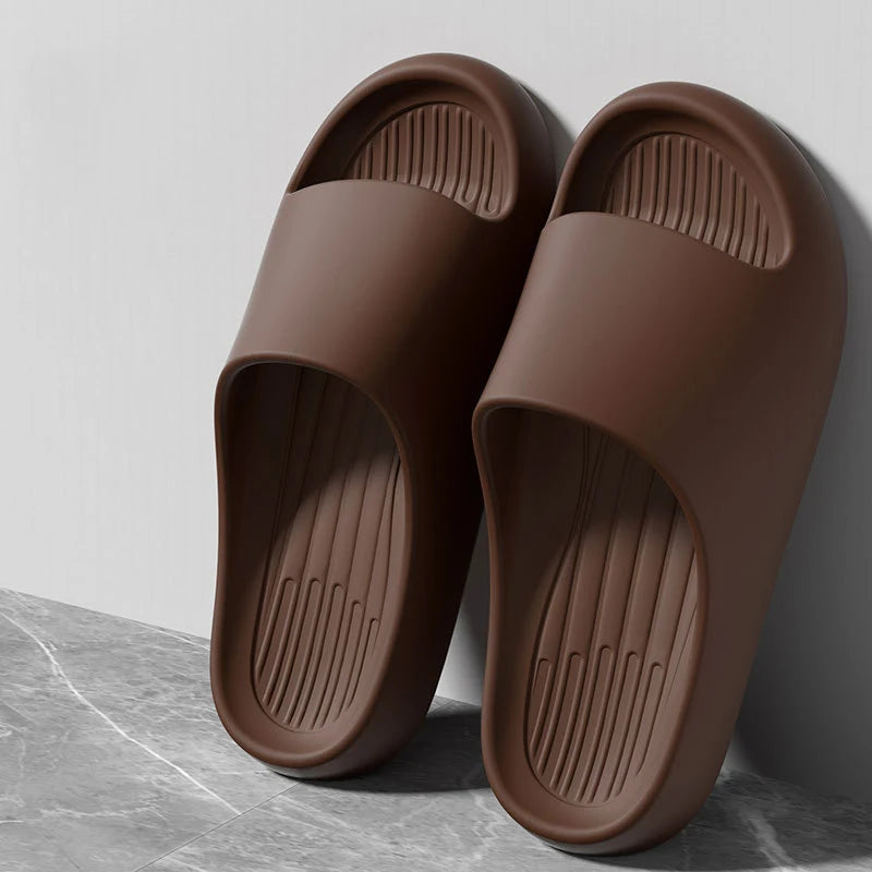 Big Size 50 51 Summer Slippers Men Women Eva Lightweight Open Toe Quick Dry Home Slides Flat Sandals