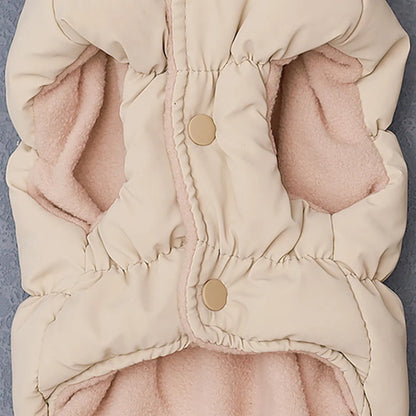 Padded Dog Puffer Coat – Winter Jacket for Small & Medium Dogs