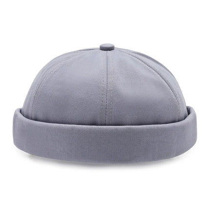 Brimless Docker Cap – Unisex Hip Hop Skullcap for Men & Women