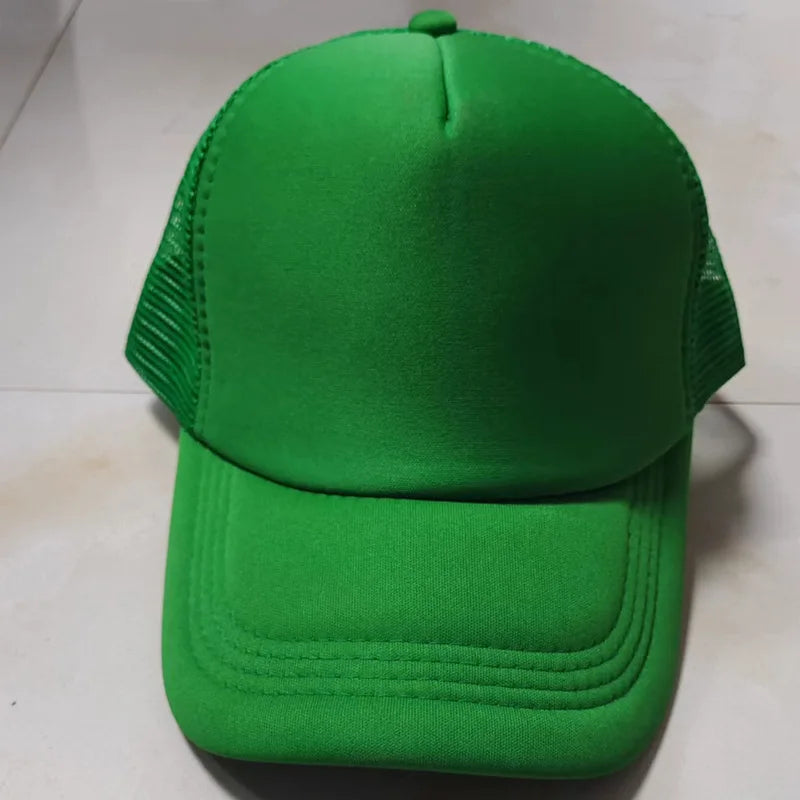 Custom Logo Mesh Trucker Hat – 5-Panel Snapback Baseball Cap for Men & Women