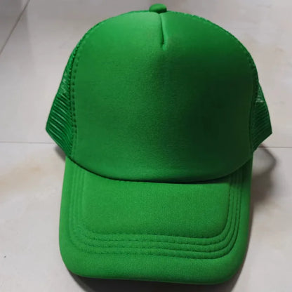 Custom Logo Mesh Trucker Hat – 5-Panel Snapback Baseball Cap for Men & Women