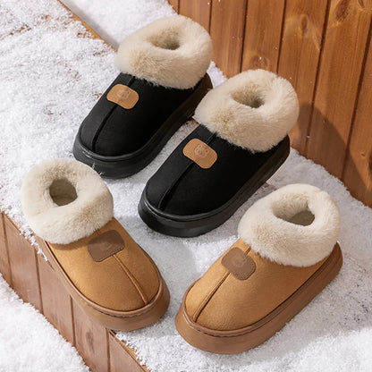 Winter Women S Indoor Slippers Warm Thick Sole Soft Comfortable Outdoor Non Slip Snow Boots Bedroom
