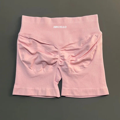 Women's Seamless High-Waist Workout Shorts – Yoga & Gym