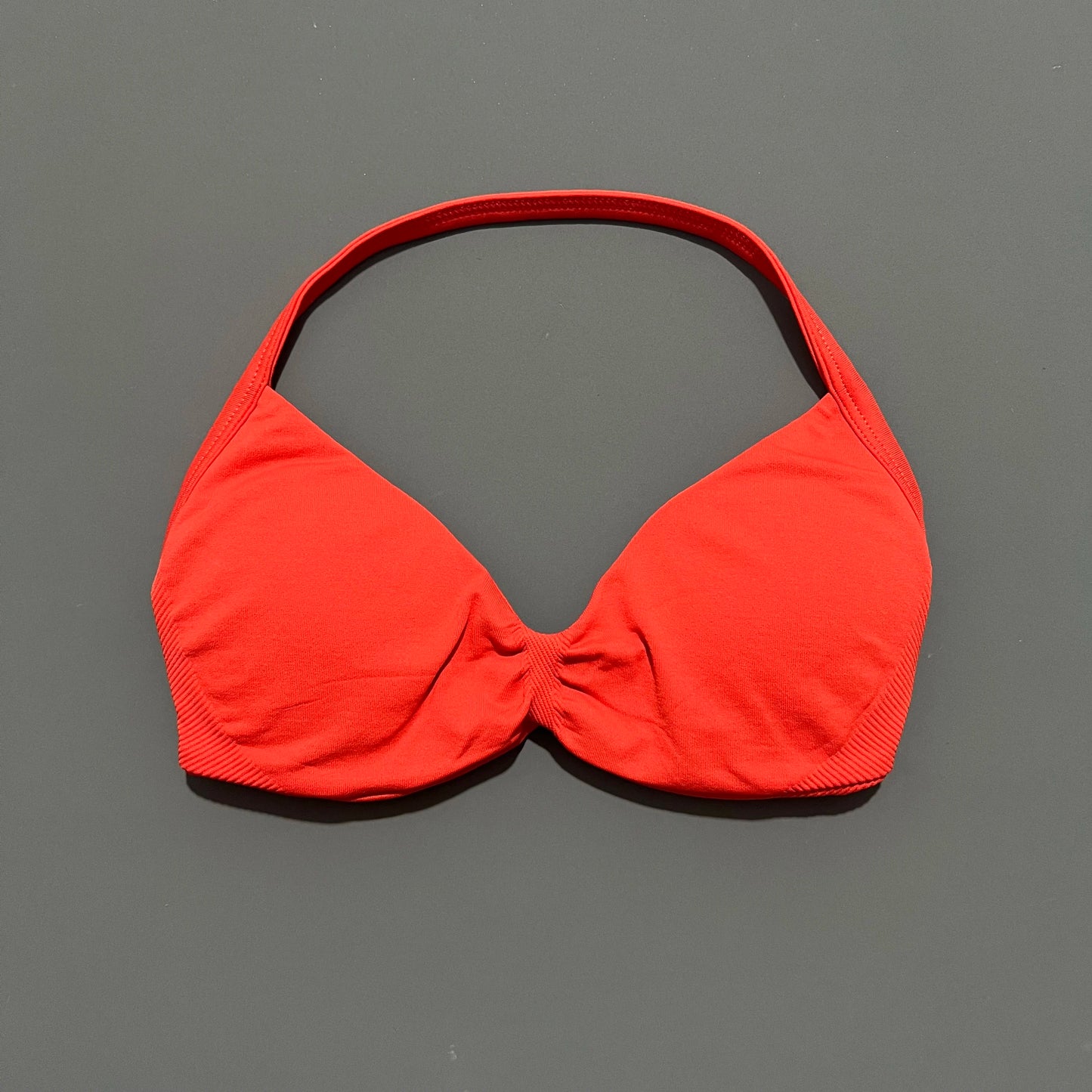 Women's Strappy Sports Bra – Padded Push-Up Gym Top