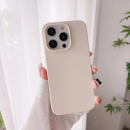 Luxury Candy Color Silicone Soft Case Iphone 16 15 14 13 12 Pro Max Plus Mini Matte Ultra Thin Cover