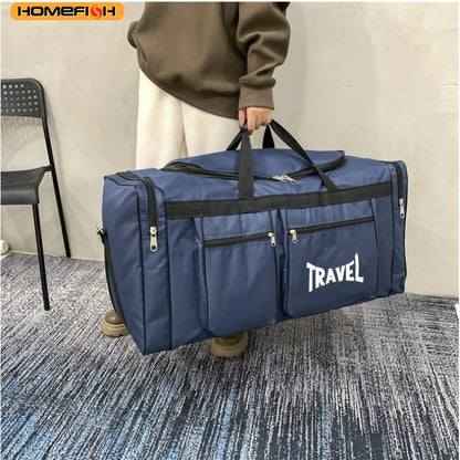 Large Capacity Foldable Travel Duffle Bag – Waterproof & Wear-Resistant