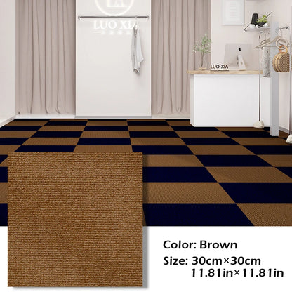 Self-Adhesive Carpet Tiles 30x30cm – Anti-Slip DIY Floor Mat for Office, Bedroom & Study