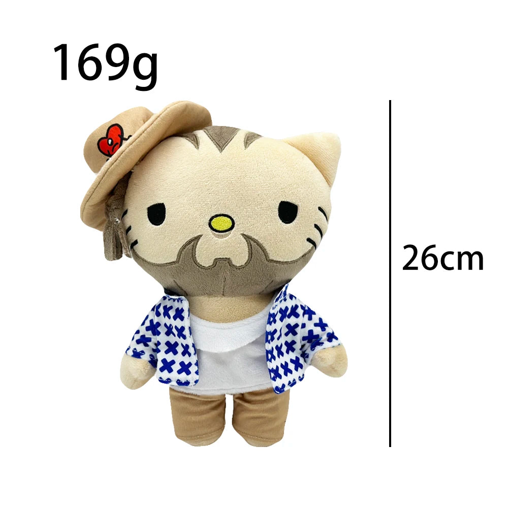 Hip-Hop Cat Plush Toy Doll – Rapper Style Stuffed Animal