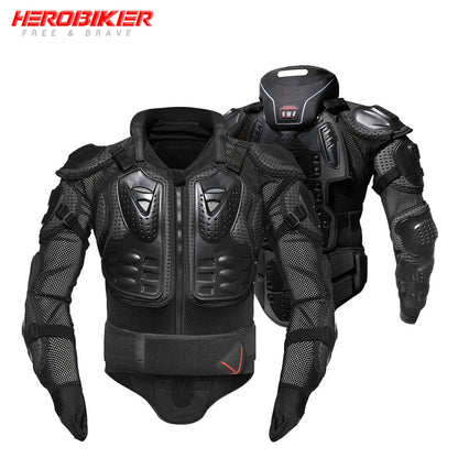 Motorcycle Jacket with Full Body Armor Protection – Men S-5XL