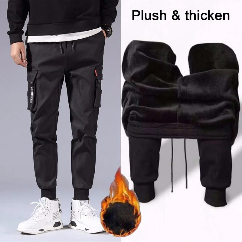 Men's Multi-Pocket Cargo Jogger Pants – Loose Casual Outdoor