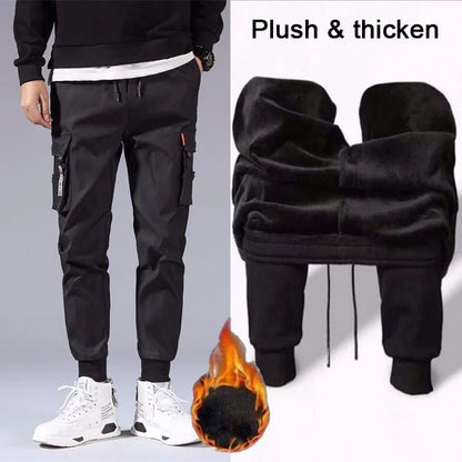 Men's Multi-Pocket Cargo Jogger Pants – Loose Casual Outdoor