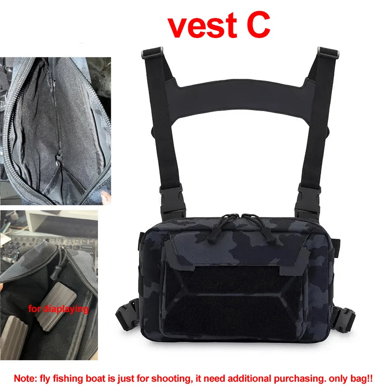 Tactical Chest Rig Bag – Outdoor Vest Pack for Hiking & Camping