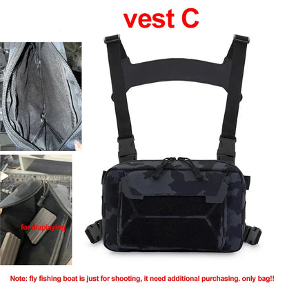 Tactical Chest Rig Bag – Outdoor Vest Pack for Hiking & Camping