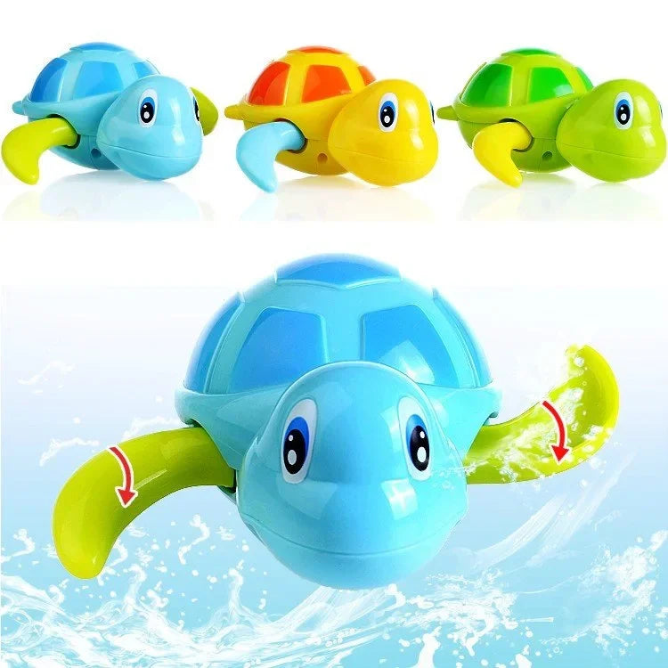 Wind-Up Baby Bath Toy Cute Cartoon Swimming Fish