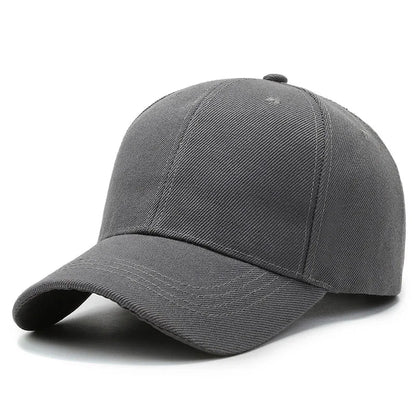 Plain Baseball Cap – Unisex Adjustable Snapback Dad Hat