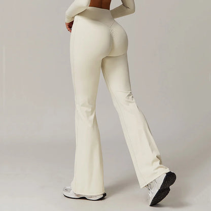 Flare Yoga Pants for Women – High Waist Bell Bottom Leggings