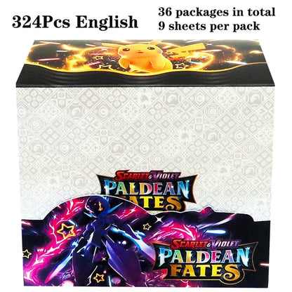 324pcs Pokemon Tcg Sword Shield Tempest Bonds Booster Box Trading Card Game Kids Toys Board