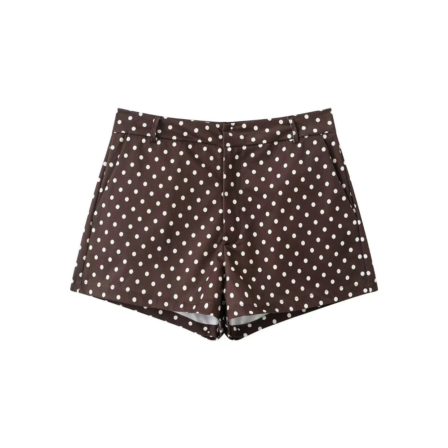 Women's Polka Dot Jacket & Shorts Set