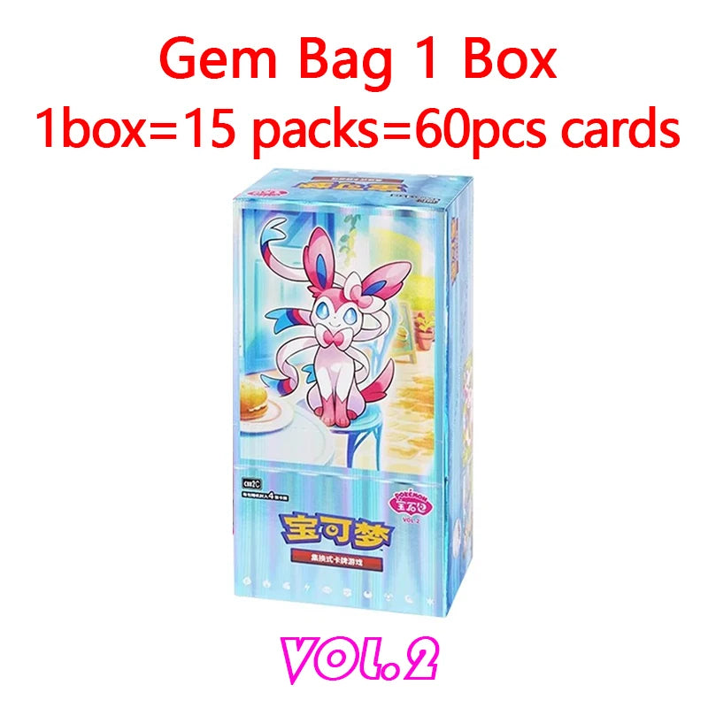 Pokemon TCG Gem Pack Card Box – Chinese Trading Cards (Vol. 1–5)