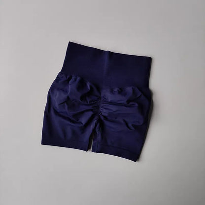 Women's High-Waist Yoga Shorts – Breathable Workout & Running Shorts