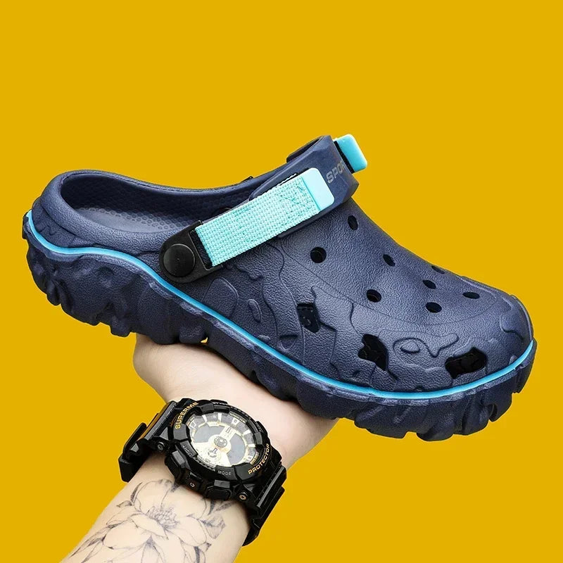 Men's EVA Clogs – Lightweight Ventilated Beach & Work Sandals