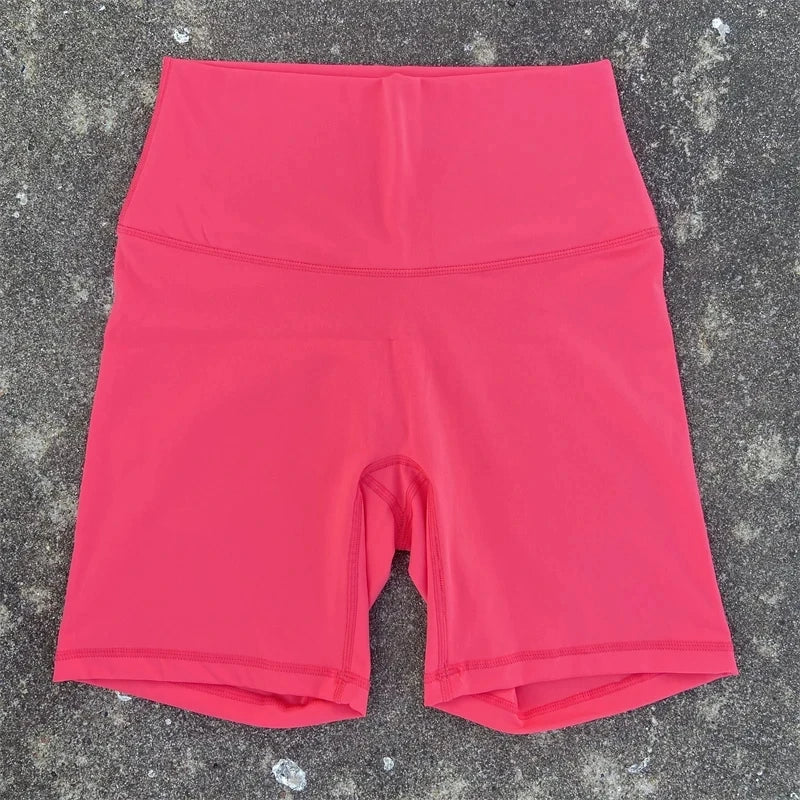 Women's High-Waist Biker Shorts – Squat-Proof Yoga & Gym Shorts
