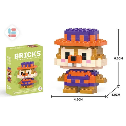 Disney Tsum Tsum Mini Building Blocks – Cartoon Micro Brick Figures