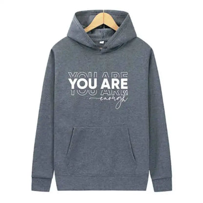 Letter Print Hoodie Casual Streetwear Jogging Pullover Sweatshirt
