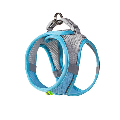 Breathable Mesh Dog Harness Vest – Adjustable No-Pull for Small Pets