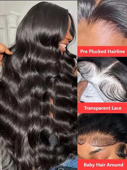 40 42 Inch 250 Wear Go Glueless Wigs Body Wave Human Hair 13x4 13x6 Wet Wavy Hd Lace Frontal Women