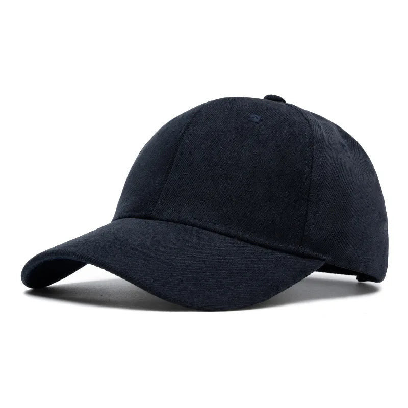 Unisex Snapback Baseball Cap – Solid Retro Adjustable Hat for Men & Women